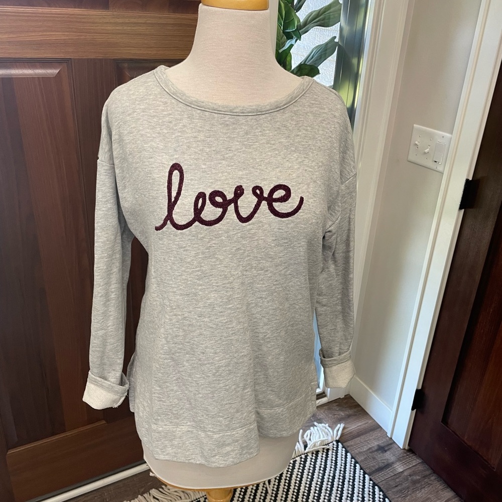 Loft Love Sweatshirt Size Small
